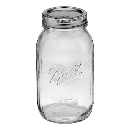 Ball Ball Regular Mouth Mason Jar 32 oz 12 pk 62000